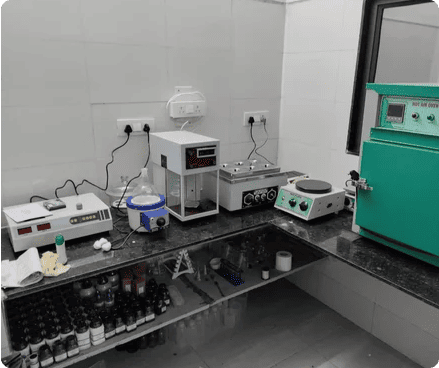Instrument close up in Food and Beverage Lab