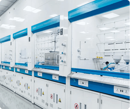 Lab fume hood photo in Chemical Industry