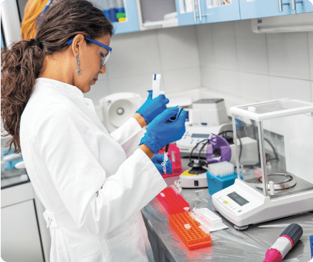 Scientist at work